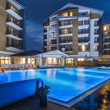 Hotel Belweder in mountain setting